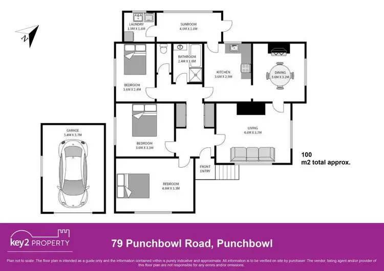 Floorplan of Homely house listing, 79 Punchbowl Road, Punchbowl TAS 7249