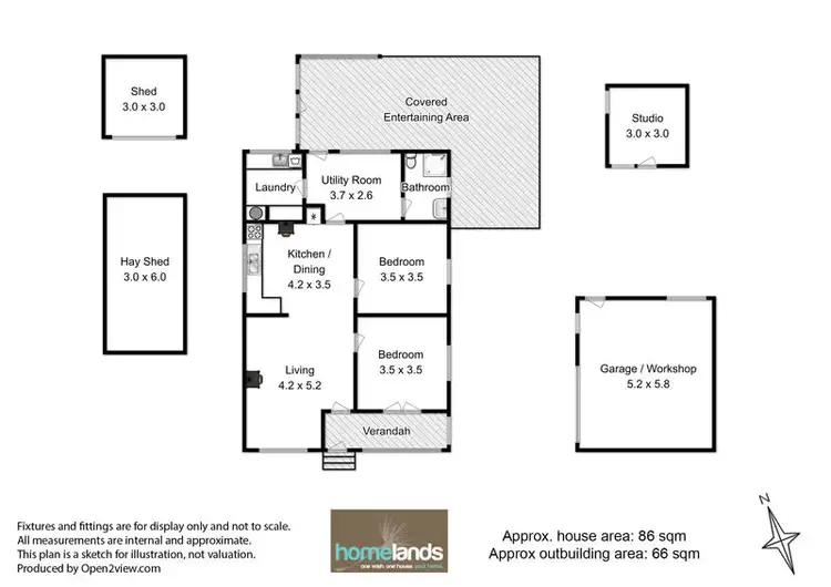 Floorplan of Homely house listing, 350 Braeside Road, Franklin TAS 7113