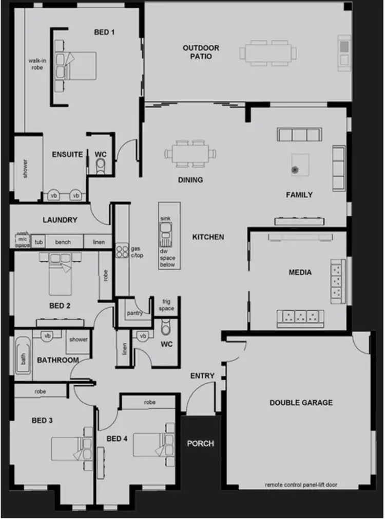 Floorplan of Homely house listing, 28 Fossilbrook Bend, Trinity Park QLD 4879