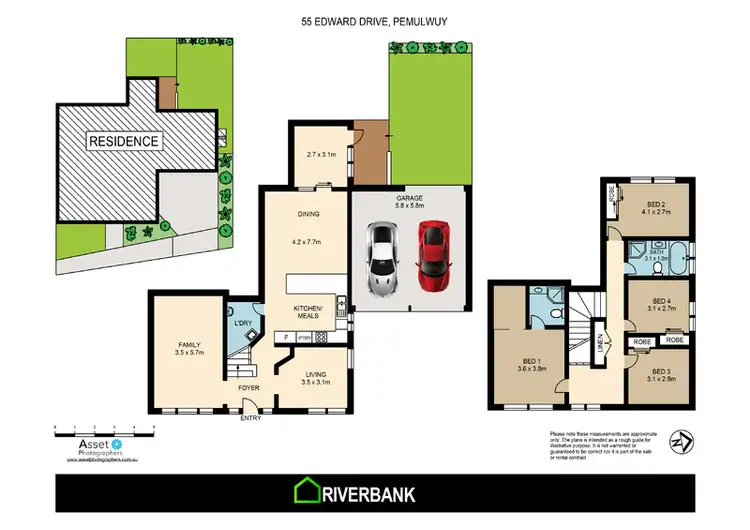 Floorplan of Homely house listing, 55 Edward Drive, Pemulwuy NSW 2145