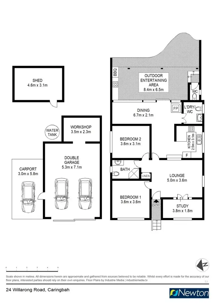 Floorplan of Homely house listing, 24 Willarong Road, Caringbah NSW 2229