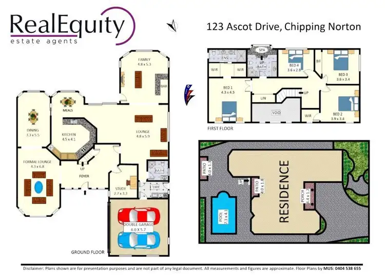 Floorplan of Homely house listing, 123 Ascot Drive, Chipping Norton NSW 2170