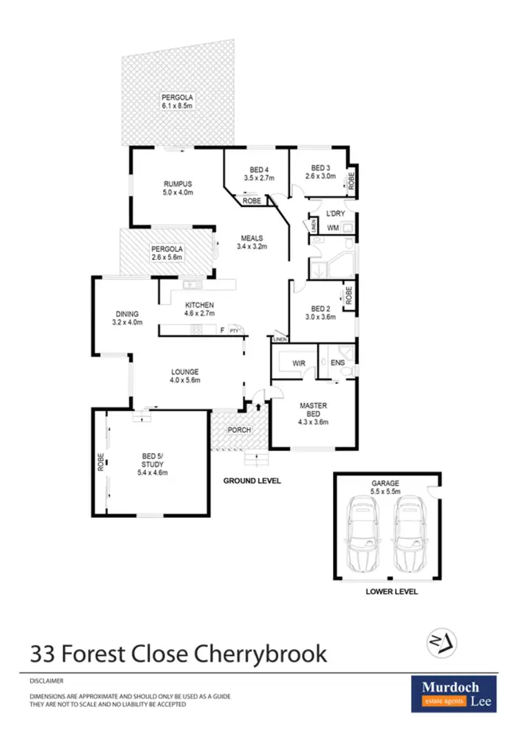 Floorplan of Homely house listing, 33 Forest Close, Cherrybrook NSW 2126