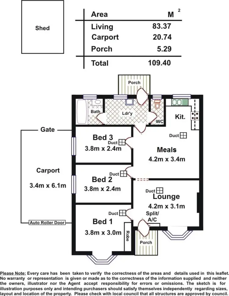 Floorplan of Homely house listing, Address available on request
