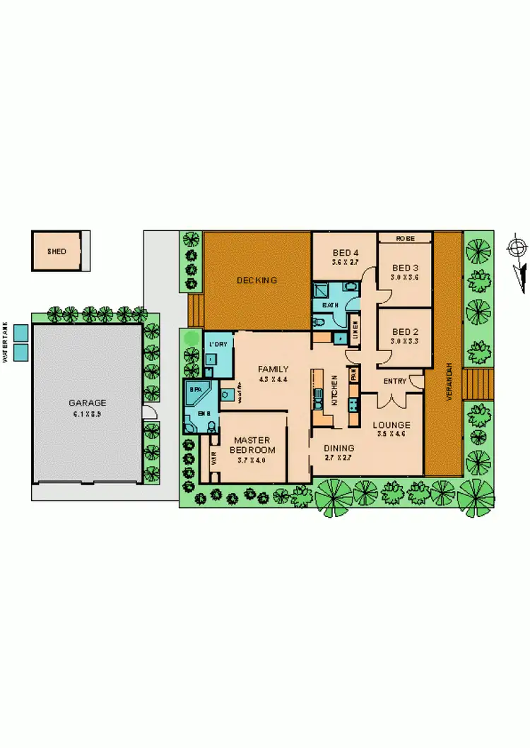 Floorplan of Homely house listing, 2 MOLLISON STREET, Pyalong VIC 3521