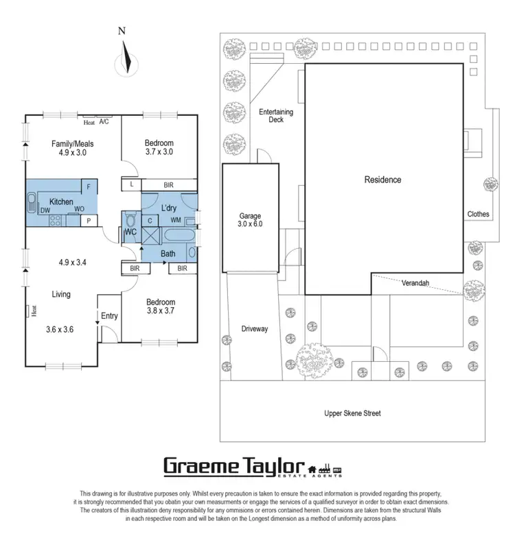 Floorplan of Homely unit listing, 1/2 Upper Skene Street, Newtown VIC 3220