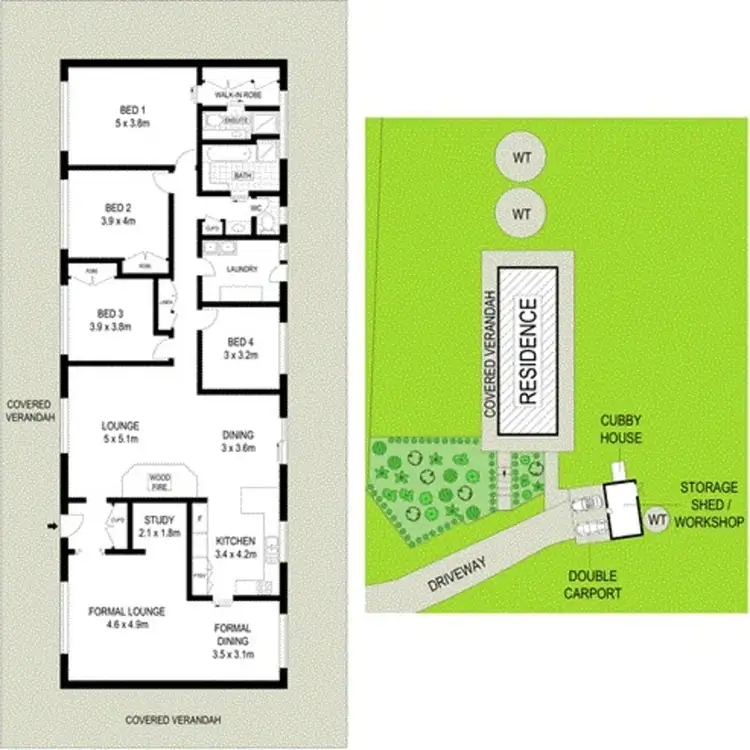 Floorplan of Homely rural property listing, 51 Howells Road, Abernethy NSW 2325