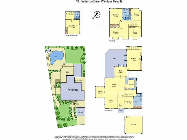 Floorplan of Homely house listing, 18 Henderson Drive, Wandana Heights VIC 3216