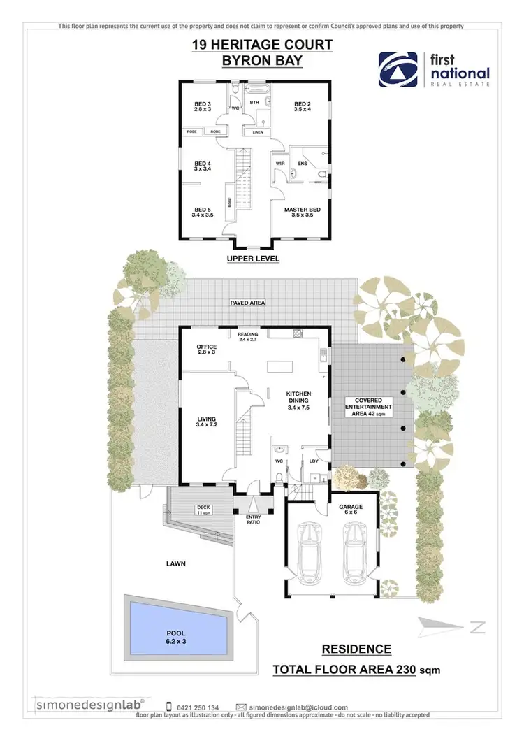 Floorplan of Homely house listing, 19 Heritage Court, Suffolk Park NSW 2481