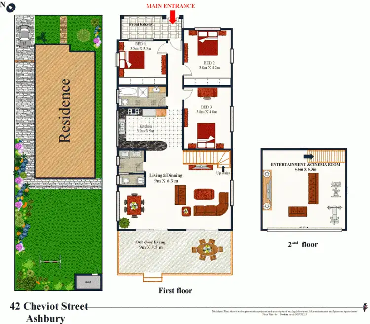 Floorplan of Homely house listing, 42 Cheviot Street, Ashbury NSW 2193