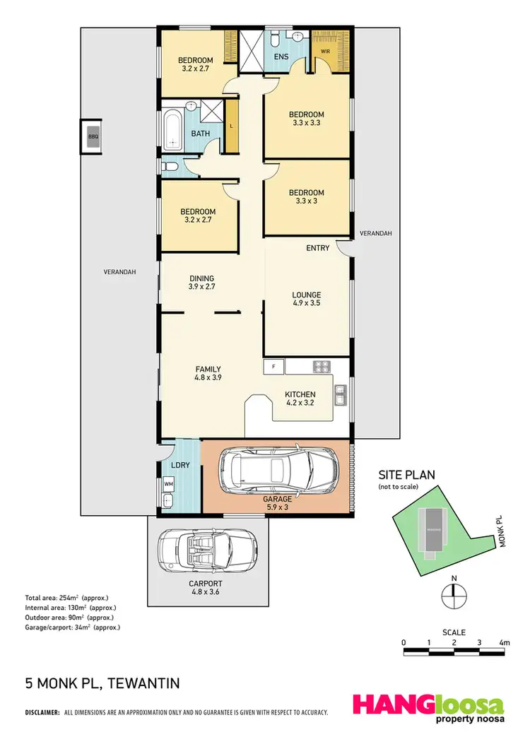 Floorplan of Homely house listing, 5 Monk Place, Tewantin QLD 4565