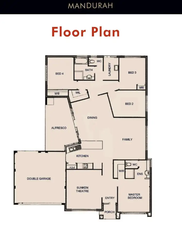 Floorplan of Homely house listing, 47 Seascapes Boulevard, Halls Head WA 6210