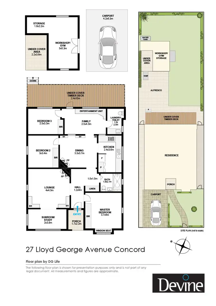 Floorplan of Homely house listing, 27 Lloyd George Avenue, Concord NSW 2137