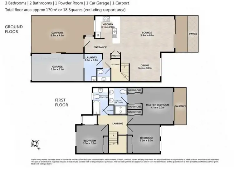 Floorplan of Homely townhouse listing, Address available on request
