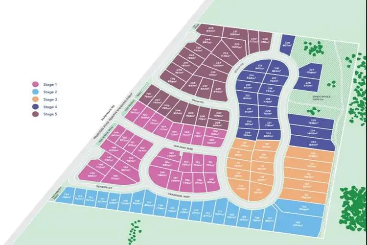 Floorplan of Homely land listing, 14 Galway Rise, Pakenham VIC 3810