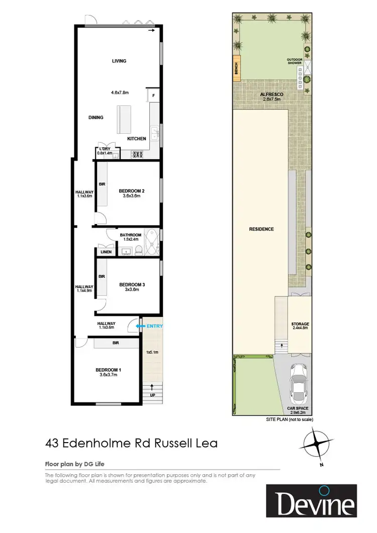 Floorplan of Homely house listing, 43 Edenholme Road, Russell Lea NSW 2046