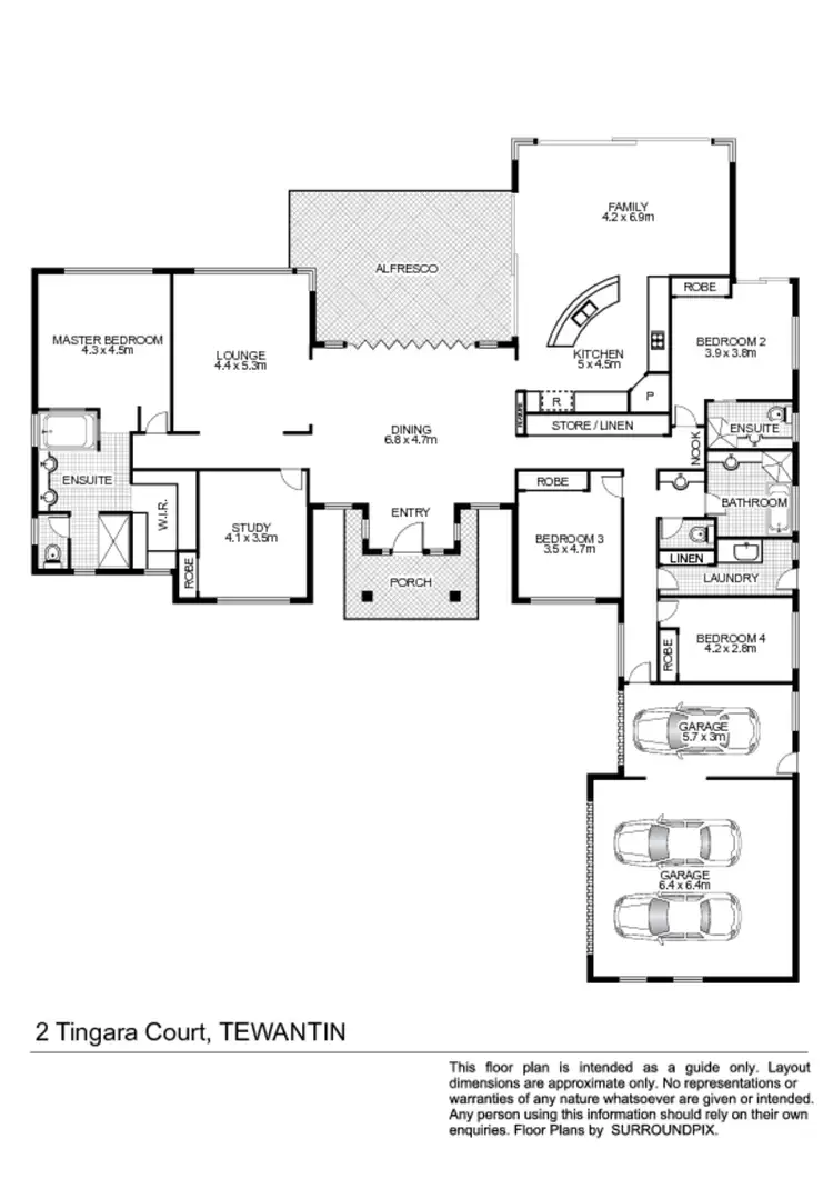Floorplan of Homely house listing, 2 Tingara Court, Tewantin QLD 4565