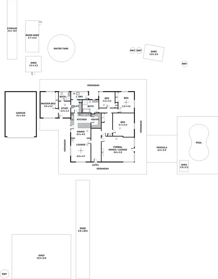 Floorplan of Homely rural property listing, 78 William Hawke Road, Concordia SA 5118