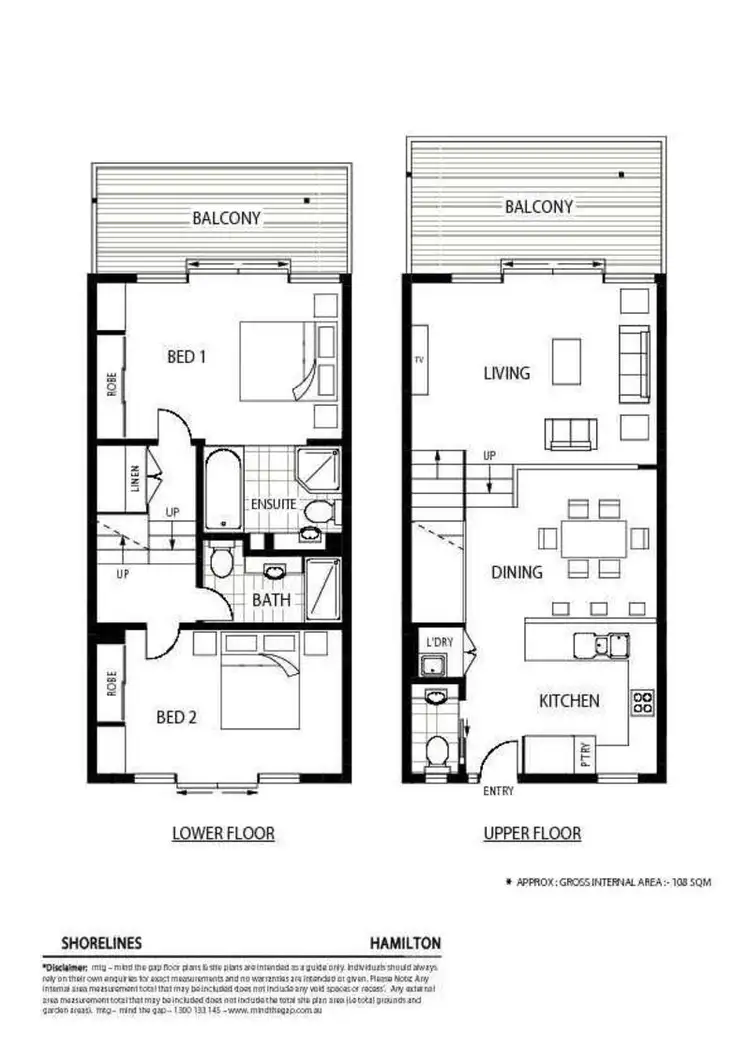 Floorplan of Homely townhouse listing, Shorelines 34/5 Acacia Drive, Hamilton Island QLD 4803