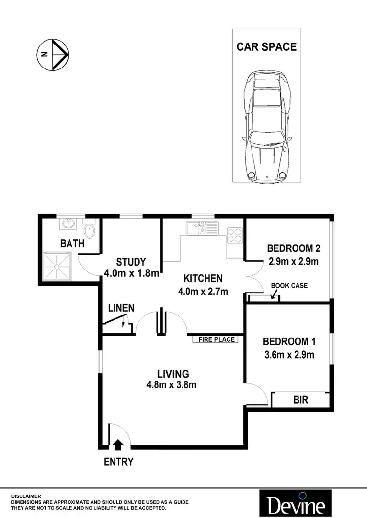 Floorplan of Homely apartment listing, 10/9 Davidson Parade, Cremorne NSW 2090