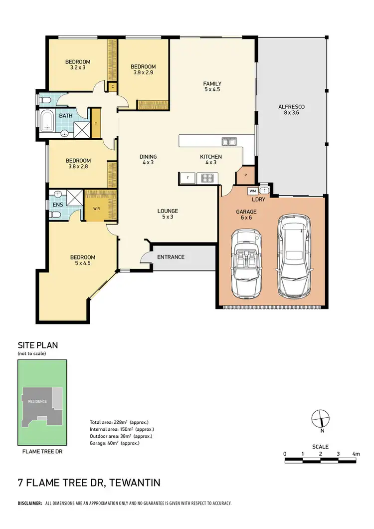 Floorplan of Homely house listing, 7 Flame Tree Drive, Tewantin QLD 4565