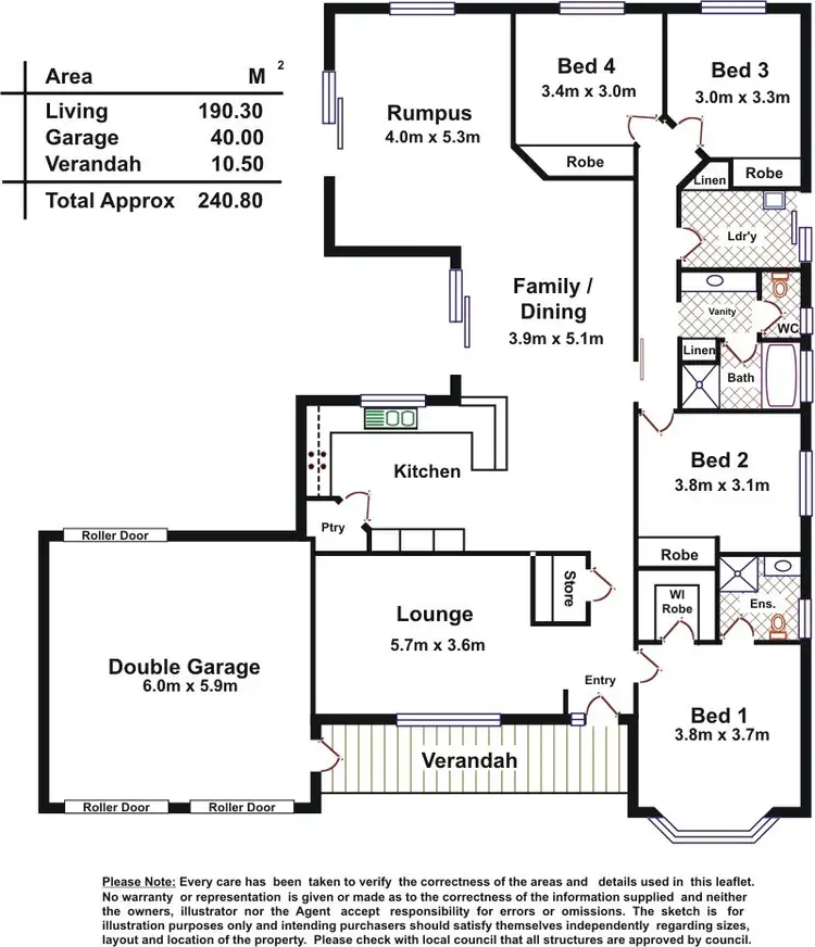 Floorplan of Homely house listing, Address available on request