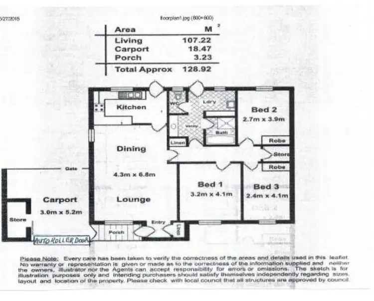 Floorplan of Homely house listing, 23 Brindisi Road, Hackham West SA 5163