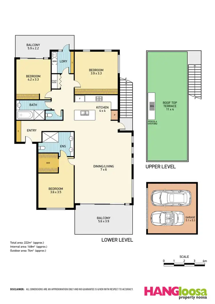 Floorplan of Homely apartment listing, 4 201 Gympie Terrace, Noosaville QLD 4566