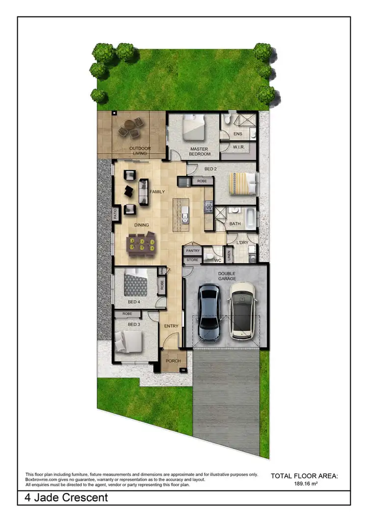 Floorplan of Homely house listing, 4 Jade Crescent, Caloundra West QLD 4551