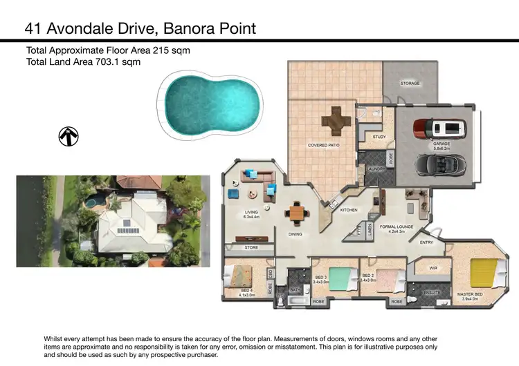 Floorplan of Homely house listing, 41 Avondale Drive, Banora Point NSW 2486