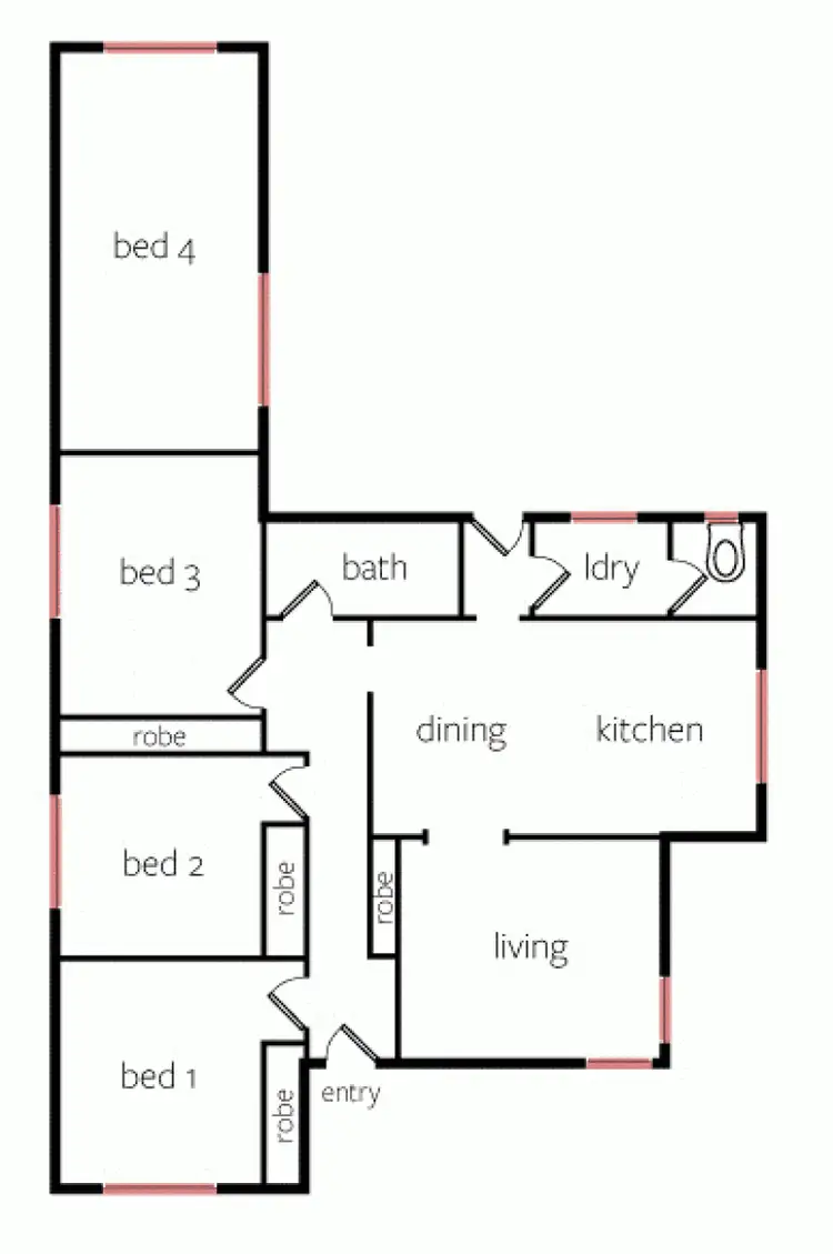 Floorplan of Homely house listing, 59 McPherson Street, Horsham VIC 3400