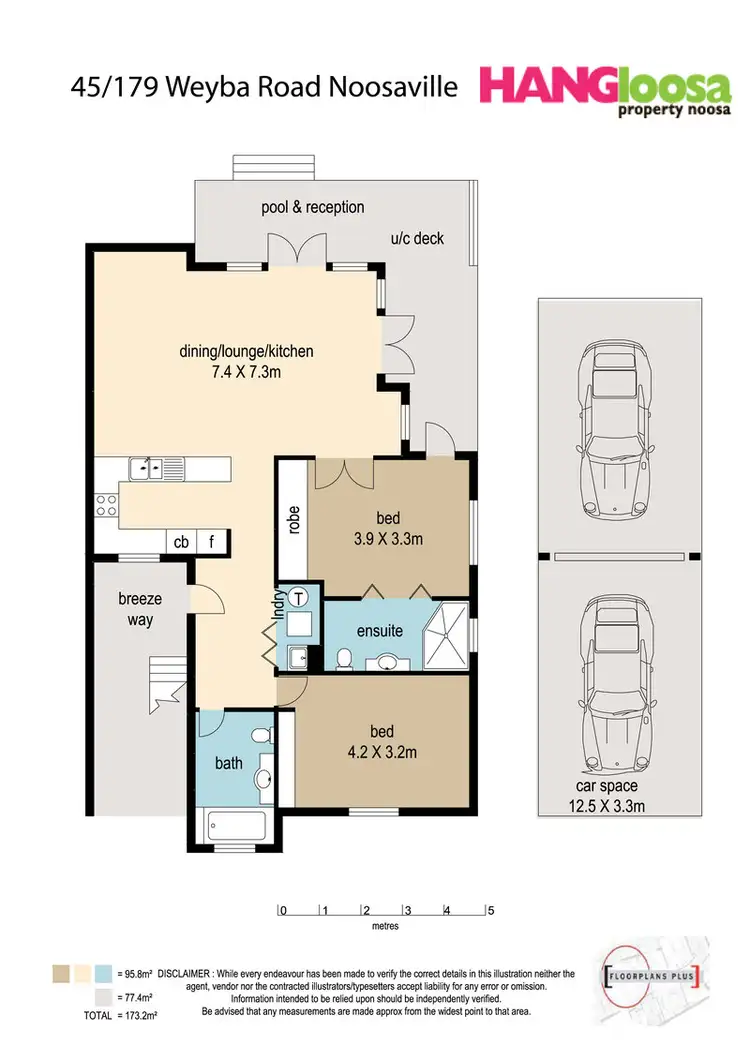 Floorplan of Homely unit listing, 45/179 Weyba Road, Noosaville QLD 4566
