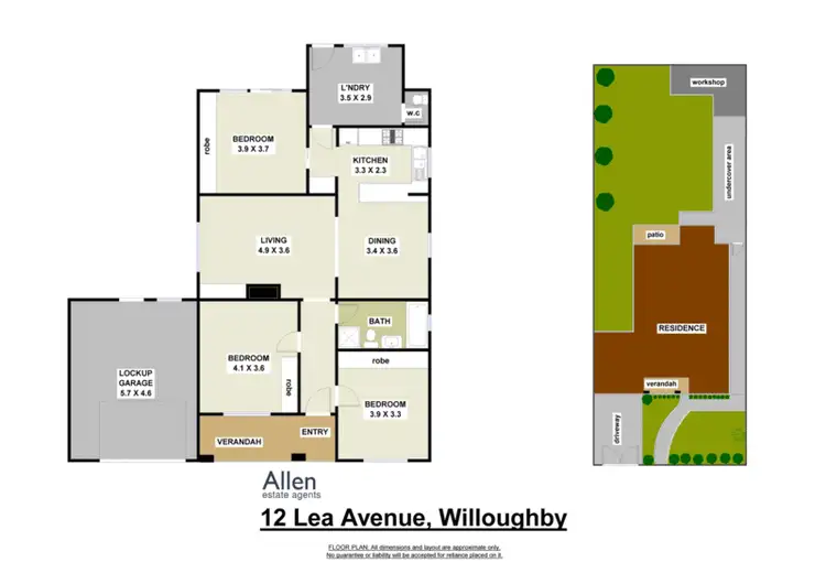 Floorplan of Homely house listing, 12 Lea Avenue, Willoughby NSW 2068