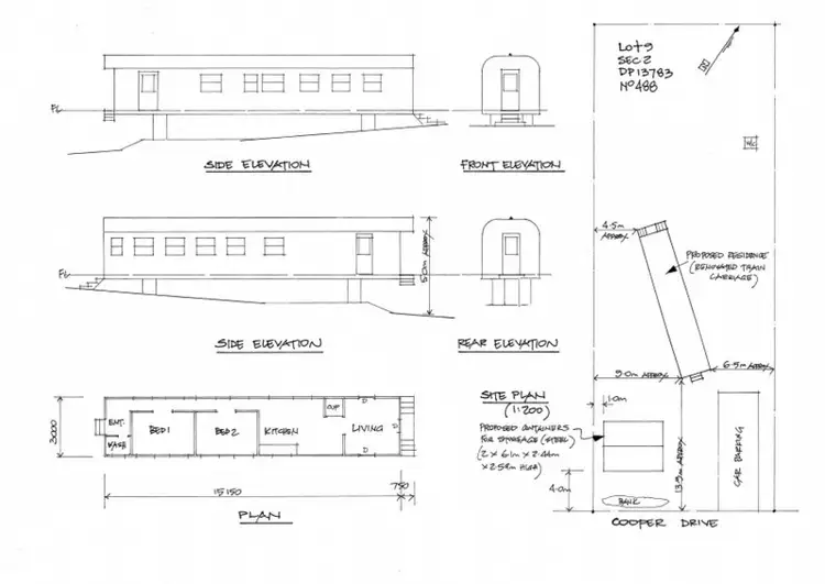 Floorplan of Homely house listing, 488 Cooper Drive, Clandulla NSW 2848