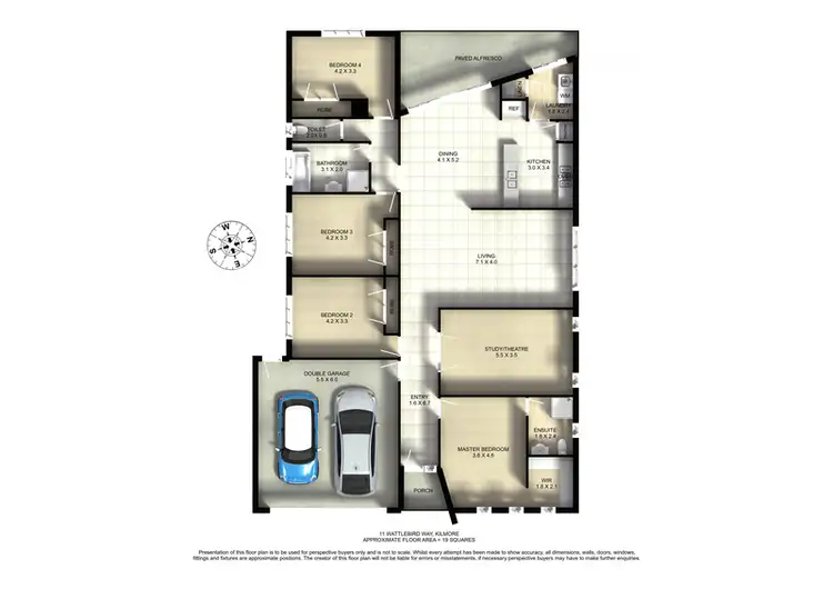 Floorplan of Homely house listing, 11 Wattlebird Way, Kilmore VIC 3764