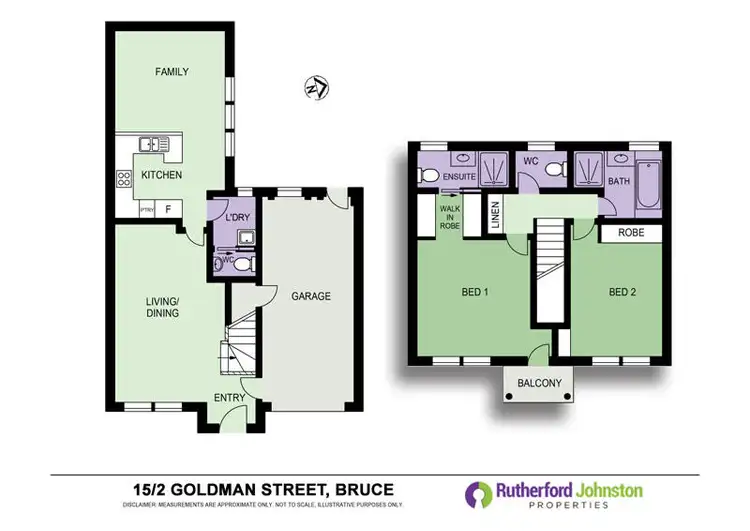 Floorplan of Homely townhouse listing, 15/2 Goldman Street, Bruce ACT 2617