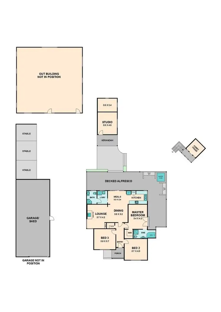 Floorplan of Homely house listing, 20 Broadhurst Lane, Wandong VIC 3758