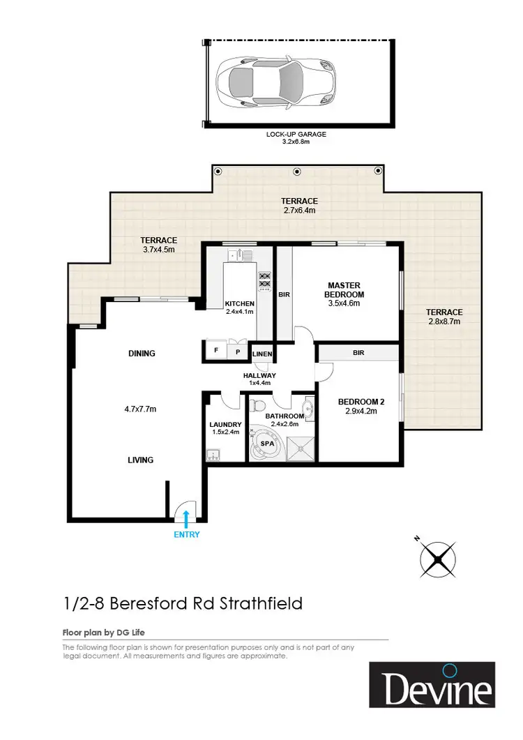 Floorplan of Homely apartment listing, 1/2-8 Beresford Road, Strathfield NSW 2135