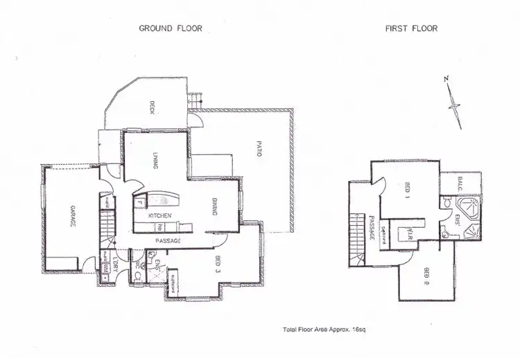 Floorplan of Homely townhouse listing, 2/6 Kellatie Rd, Rosny TAS 7018