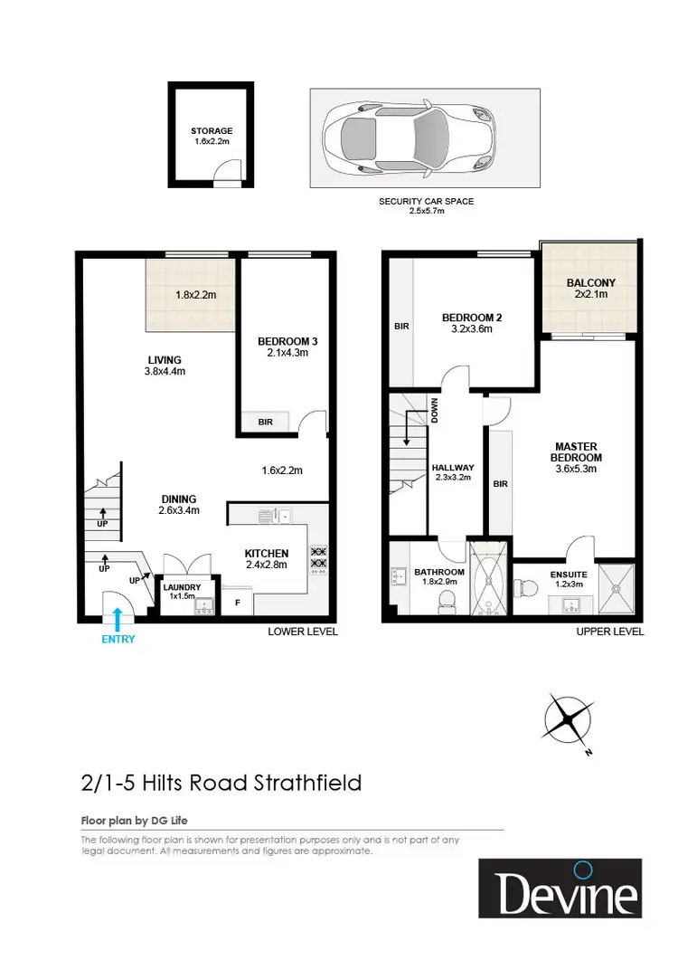Floorplan of Homely apartment listing, 2/1-5 Hilts Road, Strathfield NSW 2135