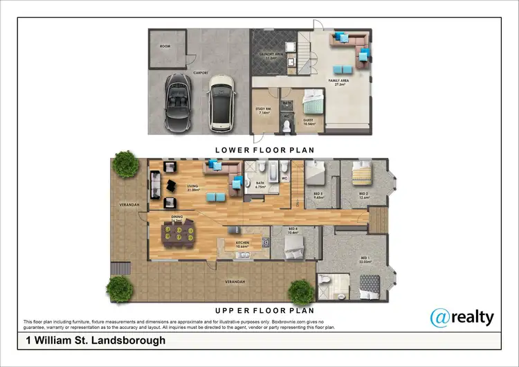 Floorplan of Homely house listing, 1 William St, Landsborough QLD 4550