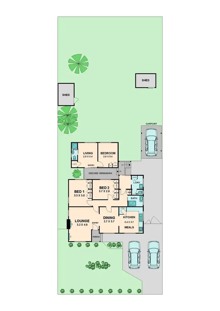 Floorplan of Homely house listing, 70 CHISHOLM CRESCENT, Seymour VIC 3660