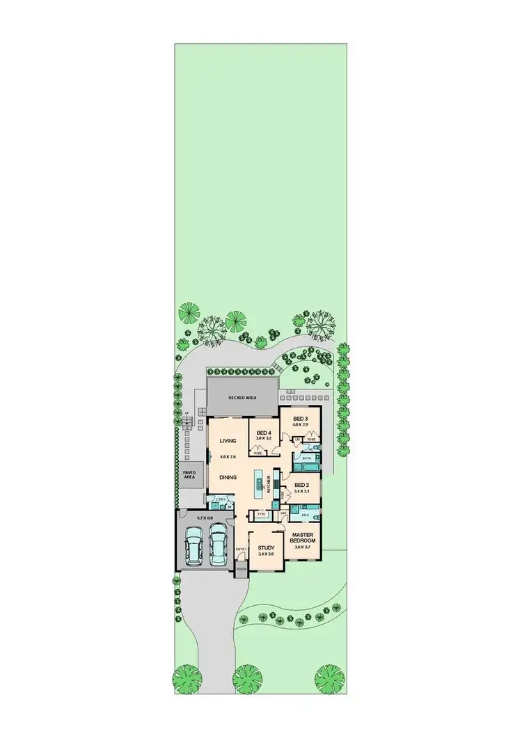 Floorplan of Homely house listing, 262 HIDDEN VALLEY BOULEVARD, Hidden Valley VIC 3756