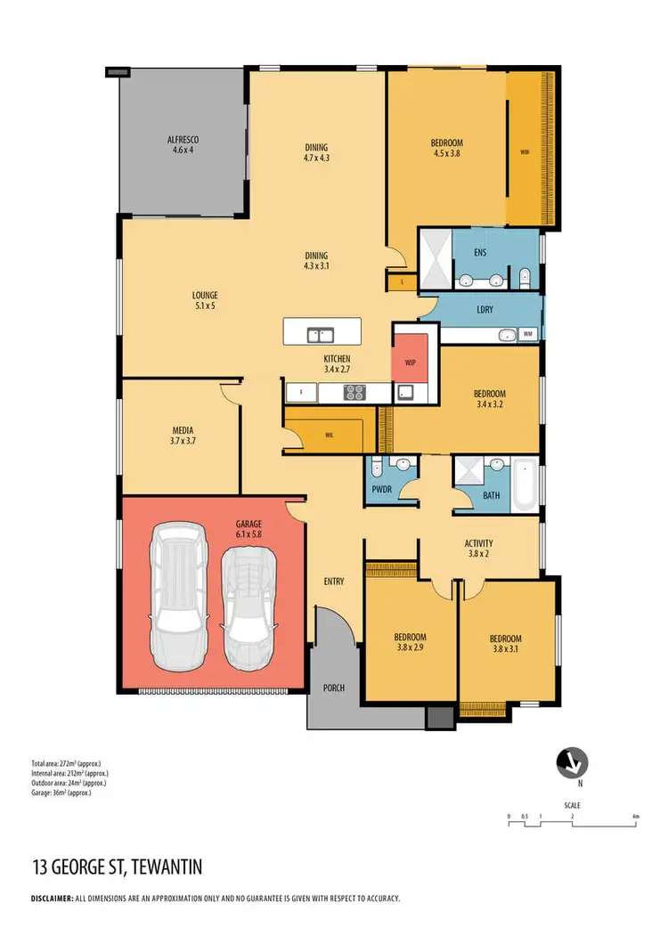 Floorplan of Homely house listing, 13 George Street, Tewantin QLD 4565