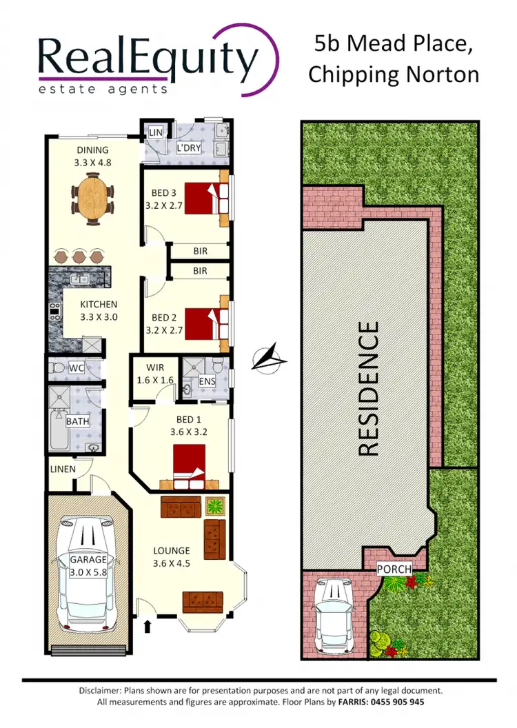 Floorplan of Homely semi-detached listing, 5b Mead Place, Chipping Norton NSW 2170