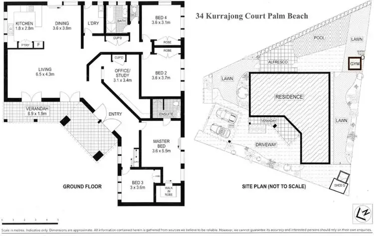 Floorplan of Homely house listing, 34 Kurrajong Court, Palm Beach QLD 4221