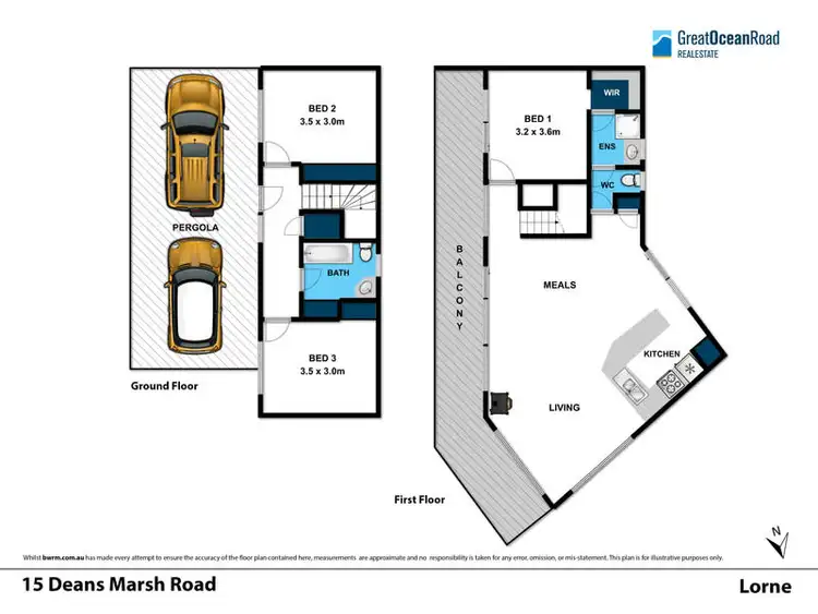 Floorplan of Homely house listing, 15 Deans Marsh Road, Lorne VIC 3232