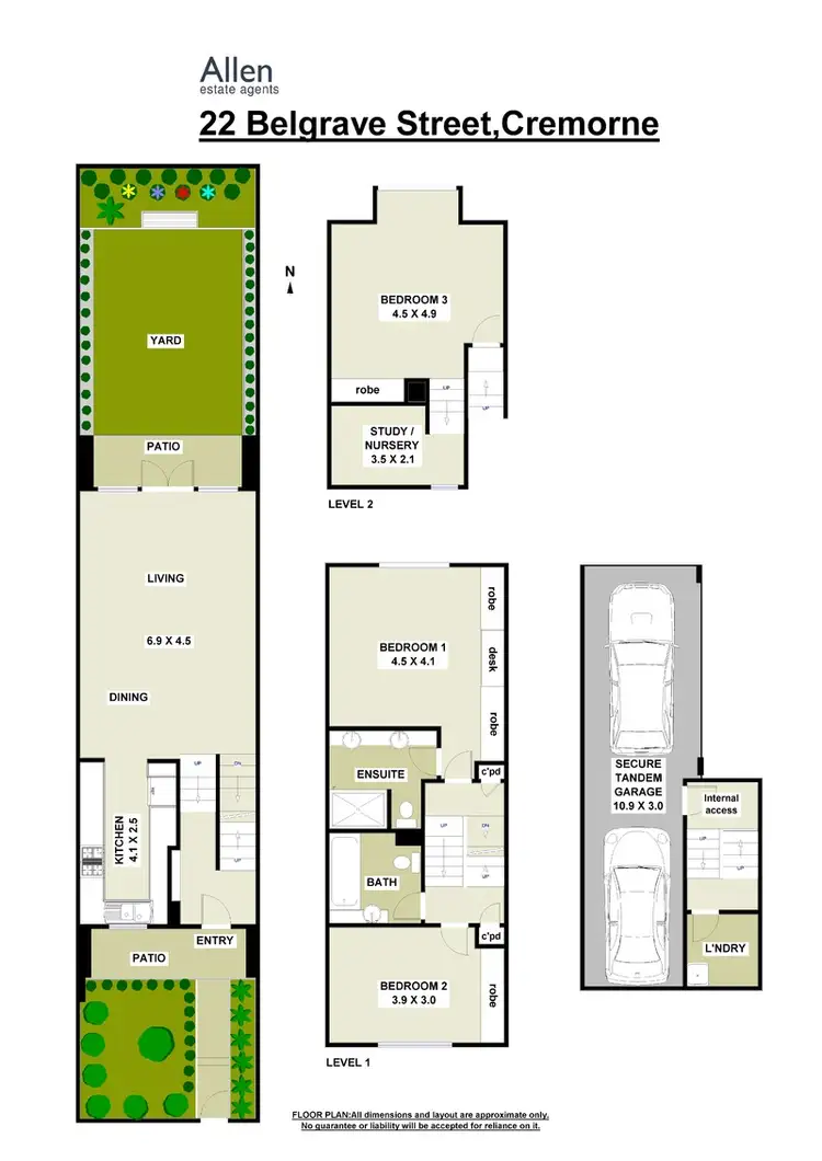 Floorplan of Homely apartment listing, 22 Belgrave Street, Cremorne NSW 2090