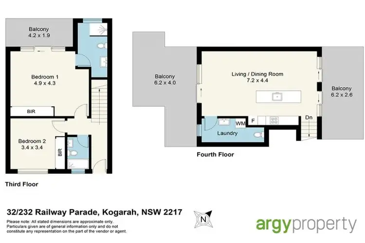 Floorplan of Homely apartment listing, 32/232 Railway Parade, Kogarah NSW 2217
