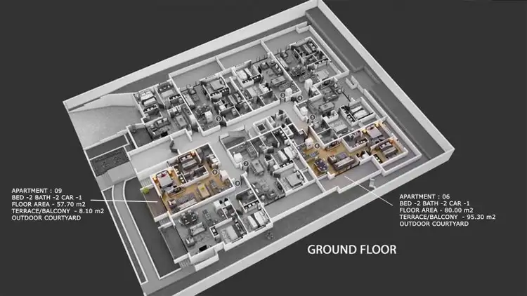 Floorplan of Homely apartment listing, 6/3-5 Heatherbrae Avenue, Ringwood VIC 3134